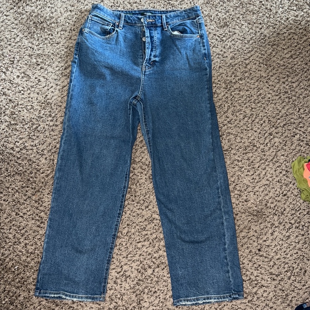 Highest rise straight MOM jeans